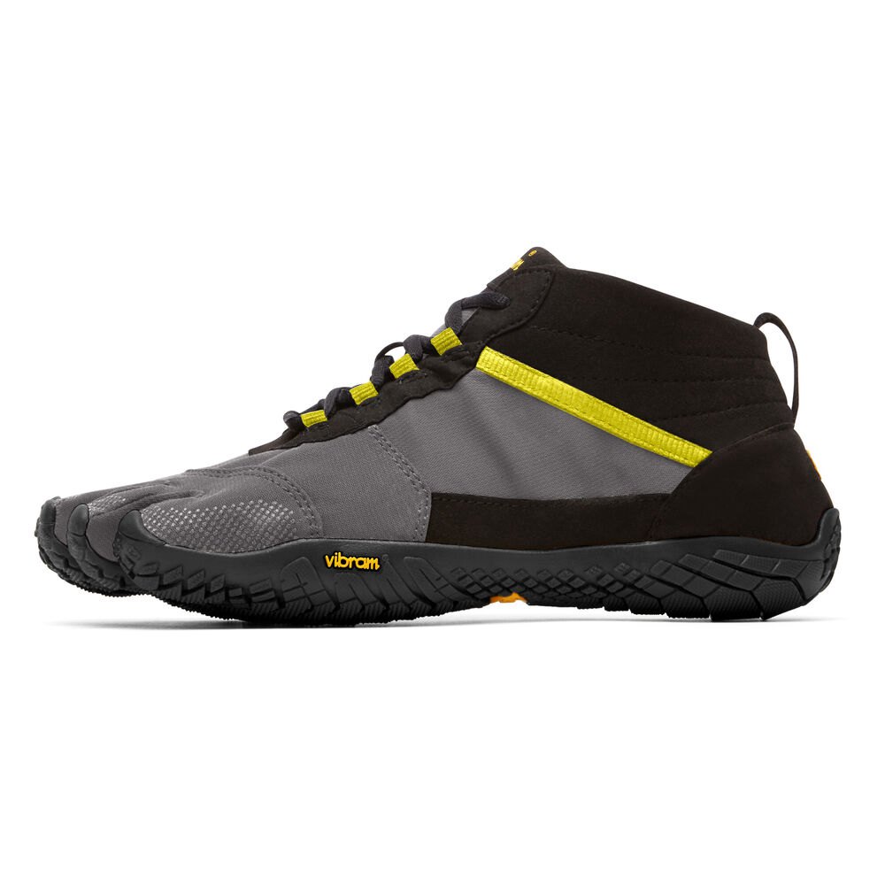 Zapatos De Trail Hombre Negros/Grises - FiveFingers V-Trek - GFRIOP-432